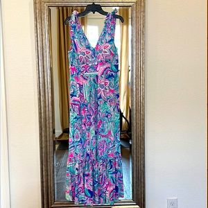 NWT Lilly Pulitzer Maxine Midi Dress Size 12